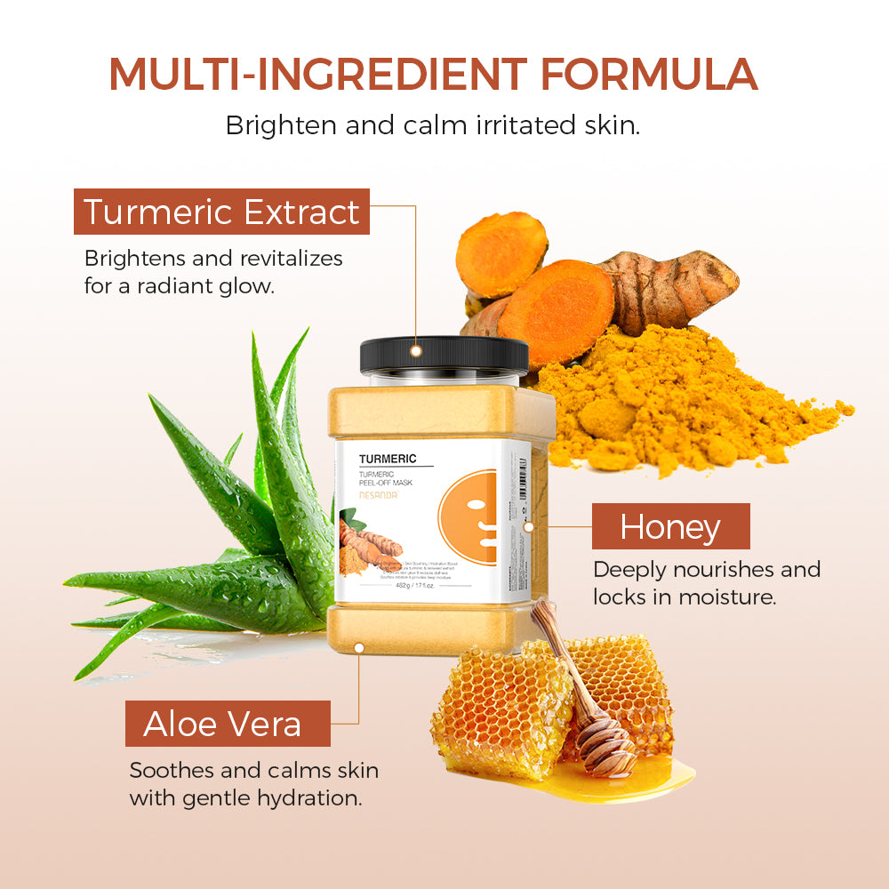 Turmeric Peel-Off Face Mask – Hydrating & Soothing Facial Mask
