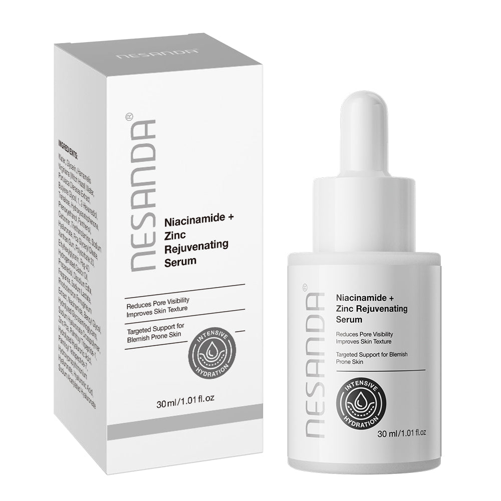 Niacinamide 10% + Zinc 1% Facial Serum – Balancing & Smoothing Daily Skincare, 30ml