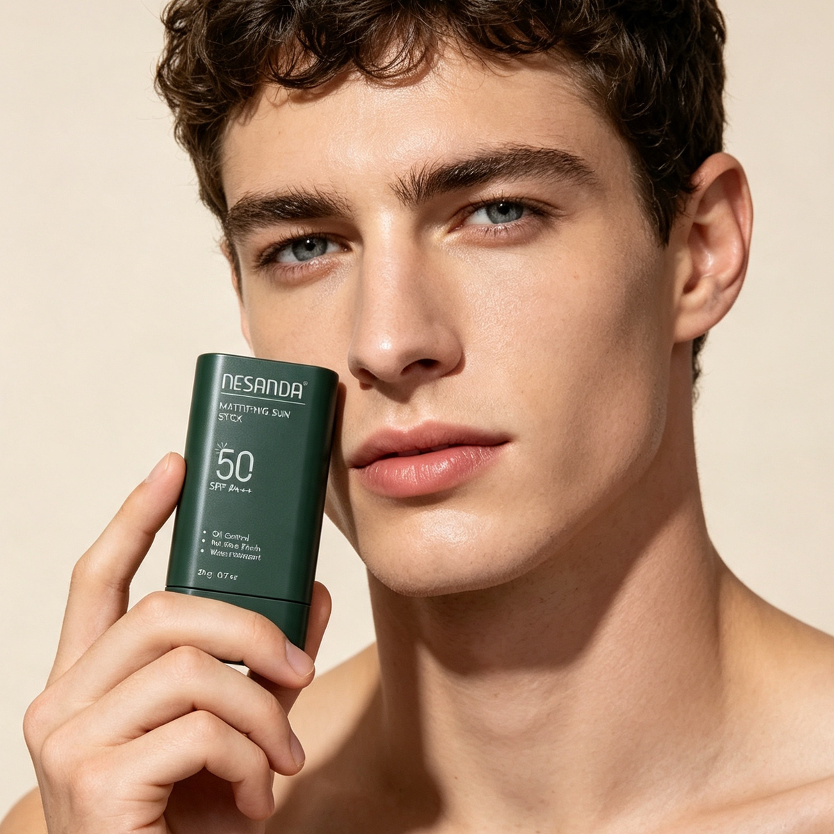 Men's SPF 50+ Mattifying Sunscreen Stick – Lightweight Face & Body Sun Care