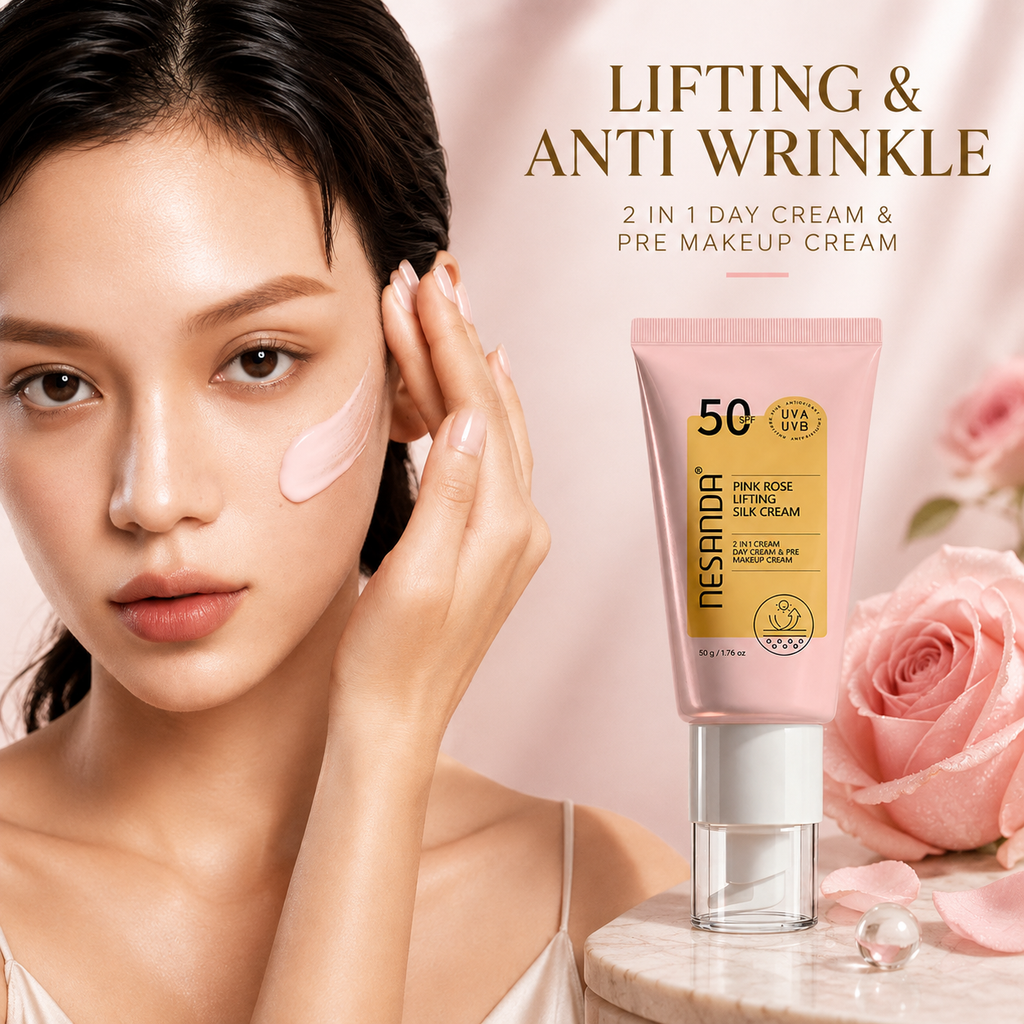 Pink Rose Silk Moisturizer – Hydrating Daily Face Cream for Soft, Smooth & Radiant-Looking Skin