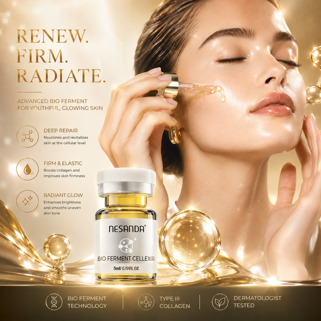 Bio Ferment Facial Serum – Peptide & Niacinamide Hydrating Essence with Hyaluronic Acid