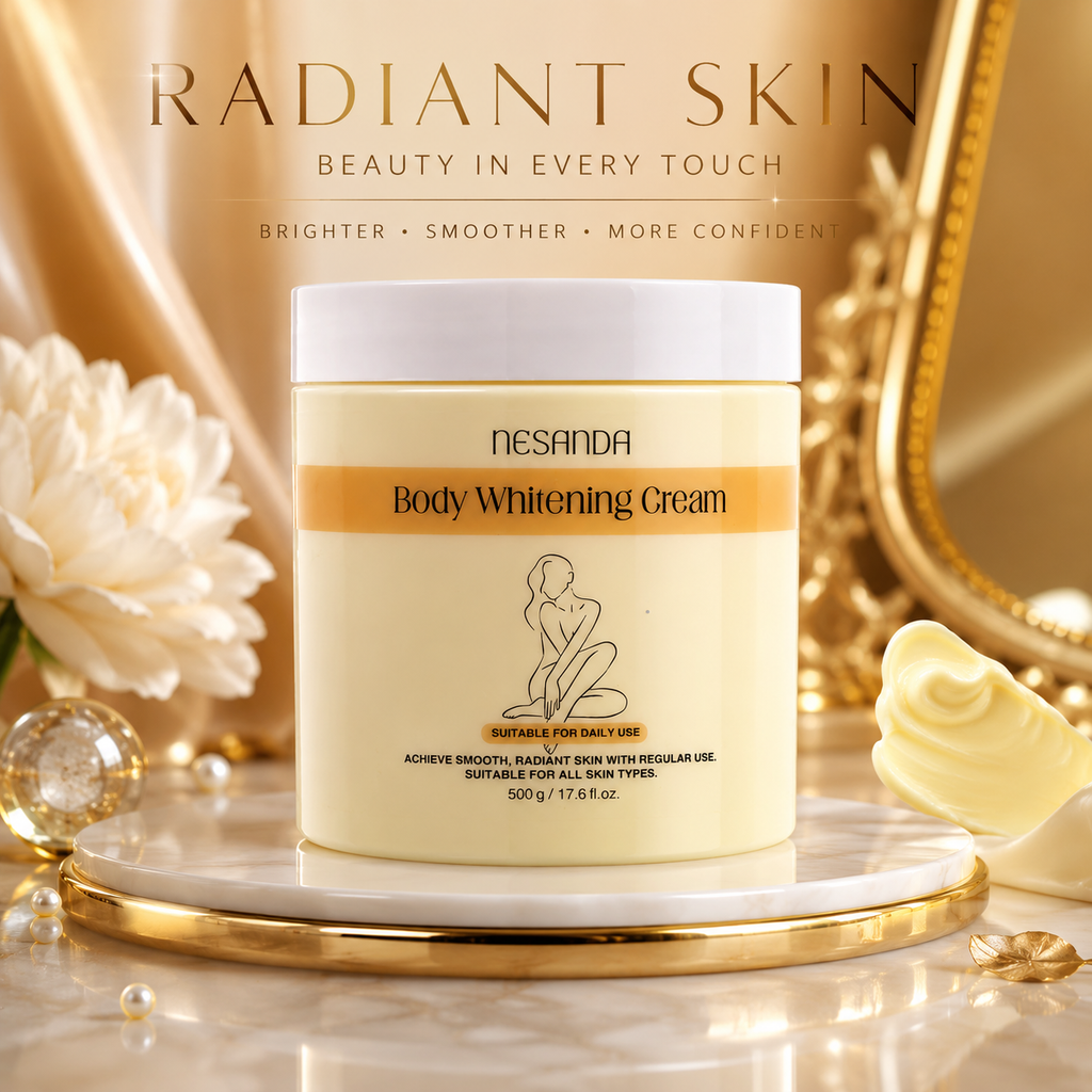 Body Radiance & Smoothing Cream – Daily Moisturizing Body Cream for Soft, Smooth & Radiant-Looking Skin, 500g