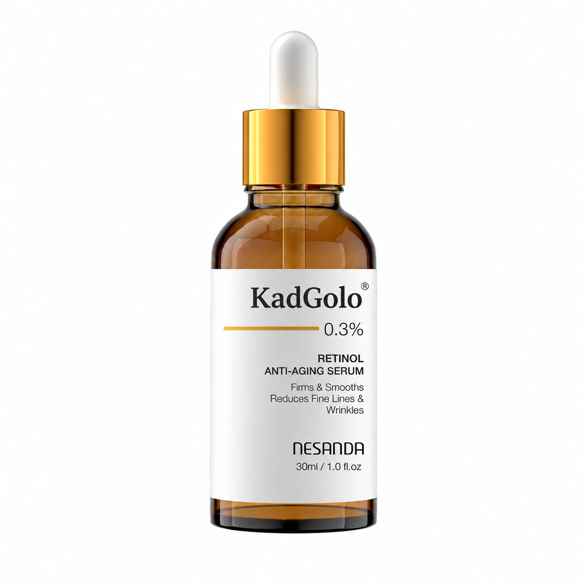 KadGolo retinol serum with peptides and hyaluronic acid