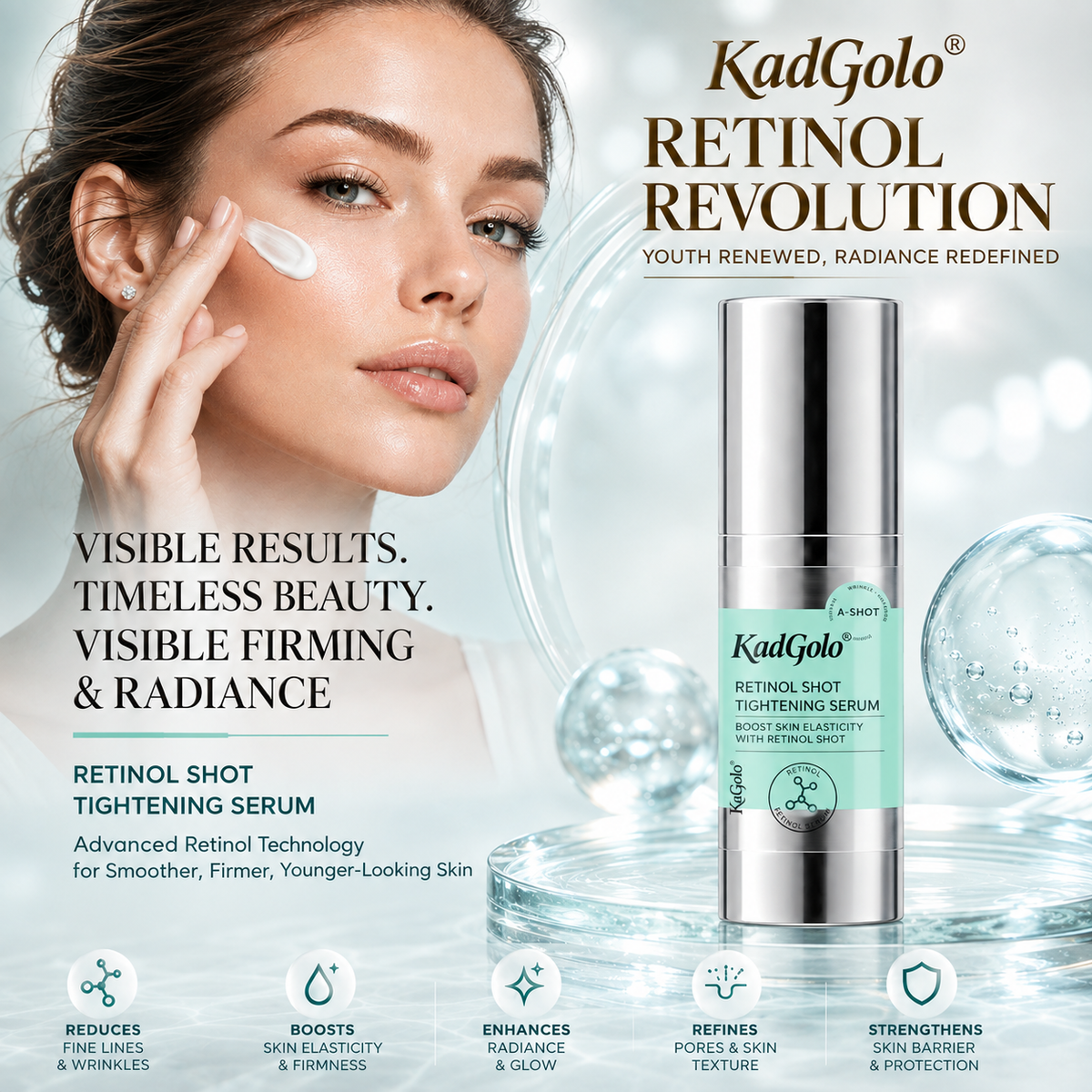 KadGolo salicylic acid cleanser 100ml tube and packaging size display