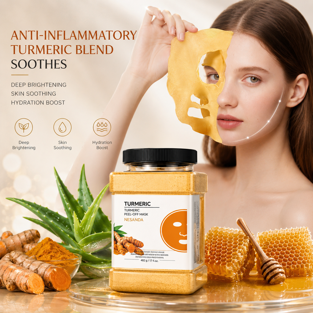 Turmeric Peel-Off Face Mask – Hydrating & Soothing Facial Mask