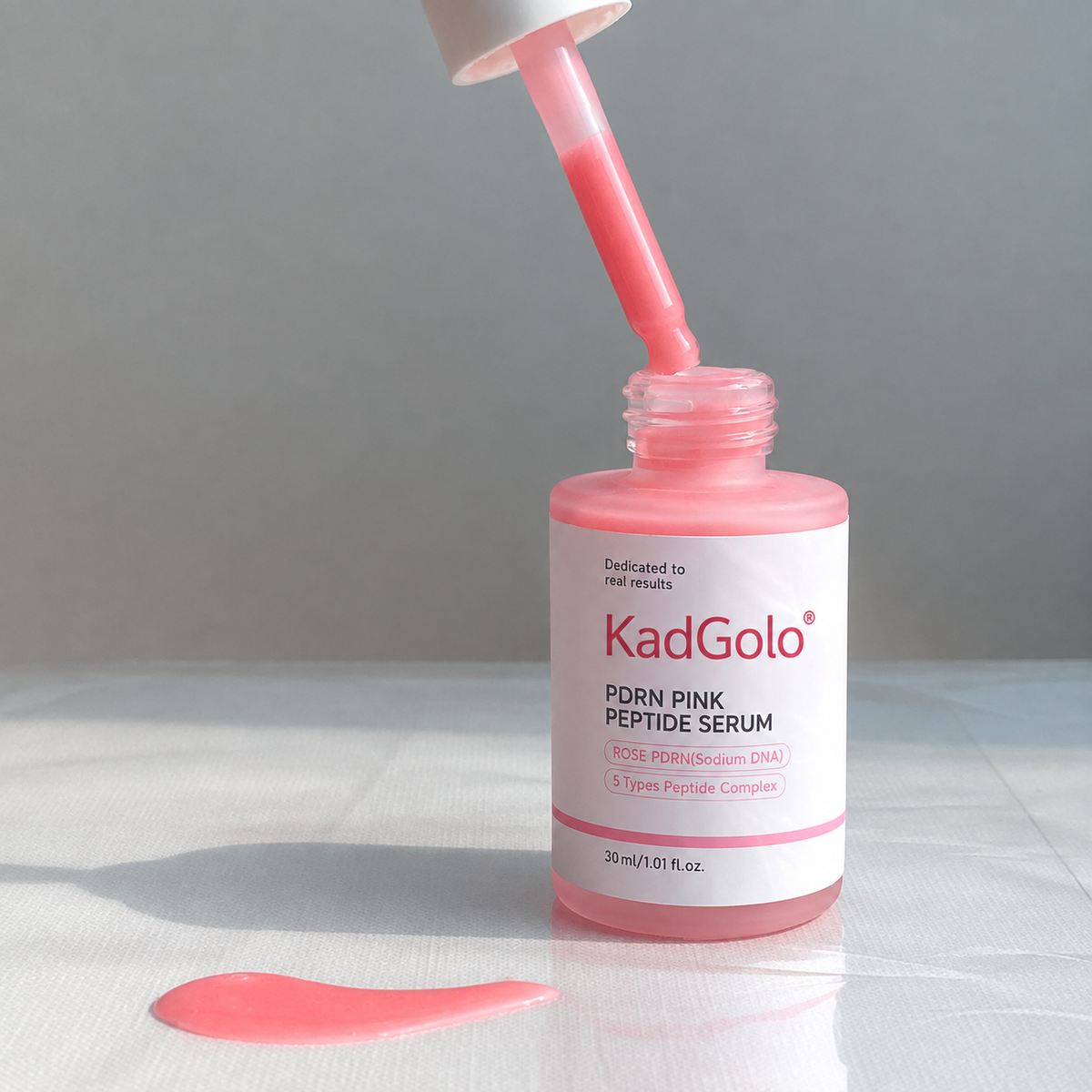 KadGolo PDRN peptide serum skincare benefits for hydrated radiant looking skin